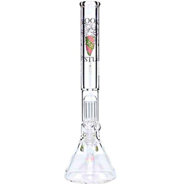 18 Inch Pure X Crooks & Castle 10 Tree Perc Beaker