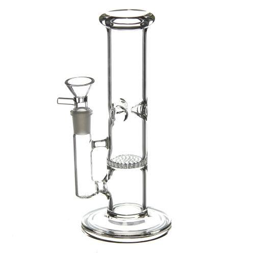 Water Pipe 9 Inch Straight Tube With Honeycomb
