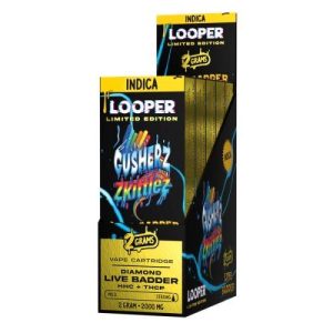 Looper Live Badder 2g Cartridges HHC+THCP Gusherz Zkittlez