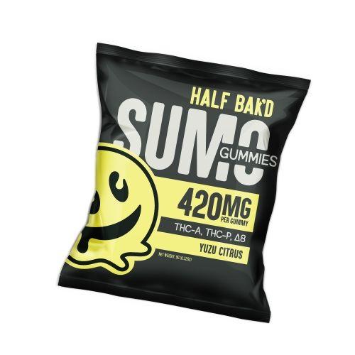 Half Bak’d D9 SUMO Yuzu Citrus Gummies 2ct 30 Per Pack - Best Wholesale ...